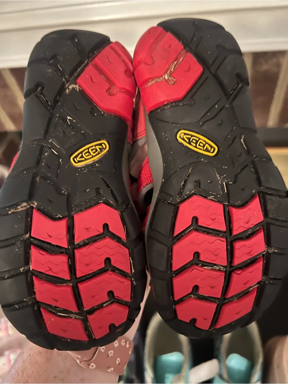 Keen Kids Red Closed-Toe Sport Sandals
